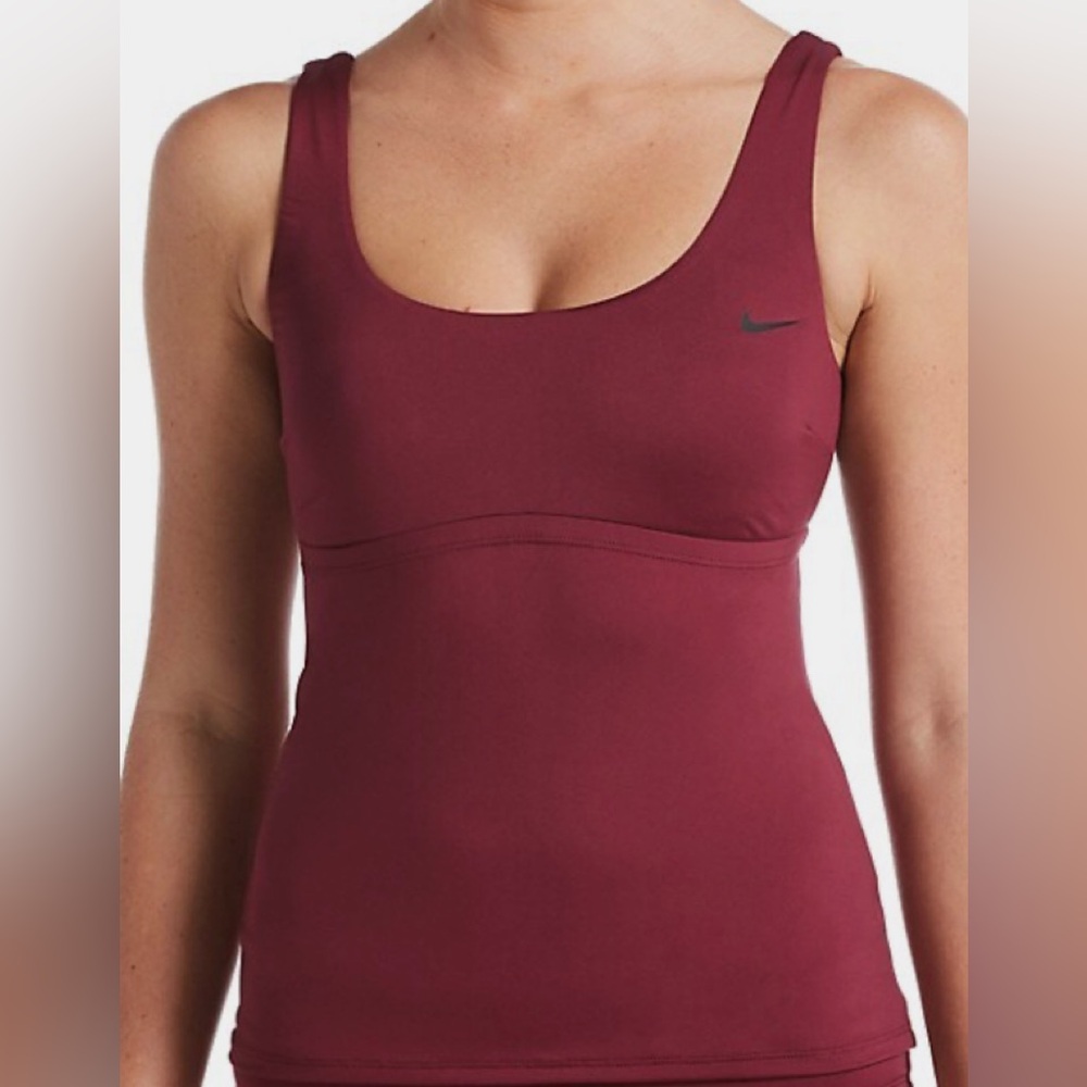 Nike Essentials Scoop Neck Tankini Top - Small - New 🏝️